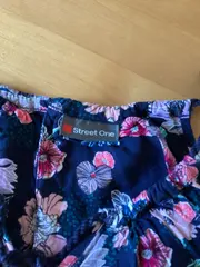 Vorschaubild 2 von Damen Jumpsuit Gr. 40 L Blau Floral Viskose Casual