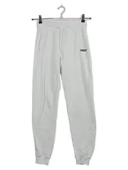 Vorschaubild 1 von Basic Jogger Damen Hose Weiß S Streetwear Casual Baumwolle