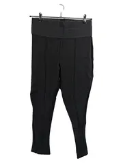 Vorschaubild 1 von Damen Leggings Schwarz Basic Uni Baumwolle Gr. XL 42 L26