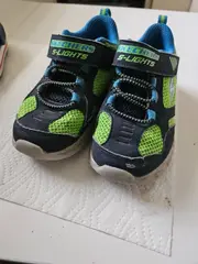 Vorschaubild 2 von S-Lights Sneaker Kinder Jungen Gr. 25 Blau Grün Leuchtschuhe