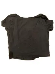 Vorschaubild 5 von Damen T-Shirt Gr. S Schwarz Kurzarm Baumwolle Casual Freizeit