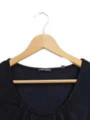 Vorschaubild 2 von Damen Freizeitkleid Gr. 34 Schwarz Casual Kurzarm