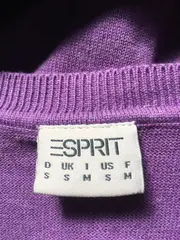 Vorschaubild 4 von Damen Pullover S Lila V-Ausschnitt Casual