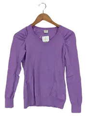 Vorschaubild 1 von Damen Pullover S Lila V-Ausschnitt Casual