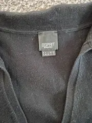 Vorschaubild 2 von Damen Wickelpullover Langarmshirt Gr. 36/S Schwarz