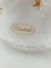 Vorschaubild 2 von Dekofigur Engel Weihnachtlich Weiß Gold Sterne 11cm Keramik