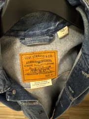 Vorschaubild 2 von Premium Herren Jeansjacke Blau Gr. M Trucker Denim Jacke