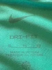 Vorschaubild 8 von Sport Shirt Damen Türkis Gr. M Kurzarm Logo-Print