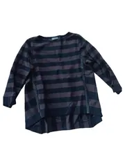 Vorschaubild 1 von Damen Langarmshirt Gr. 36 S Schwarz Gestreift 3, 4-Arm