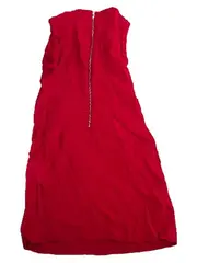 Vorschaubild 3 von Damen Kleid Rot Ärmellos Minikleid Gr. S 36 Viskose Freizeitkleid