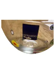 Vorschaubild 2 von Dekoschale Glas Transparent Blumenmuster Murano Stil