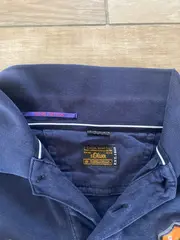 Vorschaubild 4 von Herren Poloshirt Blau Gr. 46/S Casual Kurzarm Logo