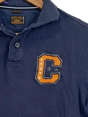 Vorschaubild 2 von Herren Poloshirt Blau Gr. 46/S Casual Kurzarm Logo