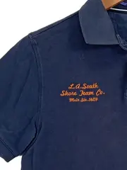 Vorschaubild 3 von Herren Poloshirt Blau Gr. 46/S Casual Kurzarm Logo