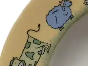 Vorschaubild 3 von Kinderteller Bauernhoftiere Porzellan Mehrfarbig 19cm
