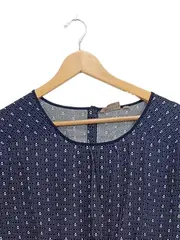 Vorschaubild 4 von Damen Freizeitkleid Gr. 40/L Blau Anker-Muster Casual