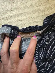 Vorschaubild 5 von Damen Freizeitkleid Gr. 40/L Blau Anker-Muster Casual