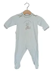 Vorschaubild 1 von Baby Body Strampler Gr. 60 Blau Hasenmotiv