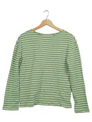 Vorschaubild 1 von Denim Langarmshirt Damen M grün weiß gestreift Maritim