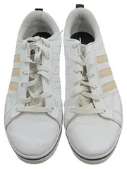 Vorschaubild 2 von Sneaker Low Herren Gr. 42 2/3 Weiß Beige 3-Streifen Sportschuh