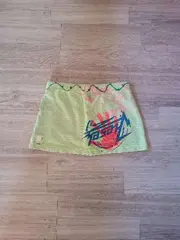 Vorschaubild 4 von Damen Sportrock Mini Logo Print Grün Baumwolle Gr. 36/S