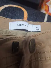 Vorschaubild 2 von Chino Shorts Jungen Gr. 128 Beige Baumwolle Freizeit