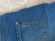 Vorschaubild 3 von Damen Jeans Shorts Blau Gr. 40 Casual Lochmuster Baumwolle