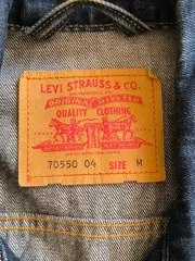 Vorschaubild 6 von Herren Jeansjacke Gr. M Blau Casual Denim Baumwolle