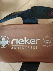 Vorschaubild 3 von Antistress Damen Sandalen Klettverschluss Leder Schwarz Gr. 39