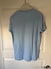 Vorschaubild 2 von Herren T-Shirt Basic Blau Gr. S Baumwolle