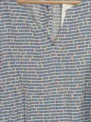 Vorschaubild 4 von Damen Bluse Gr. S Mehrfarbig Grafisch Langarm Viskose