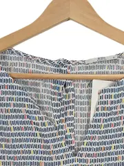 Vorschaubild 3 von Damen Bluse Gr. S Mehrfarbig Grafisch Langarm Viskose