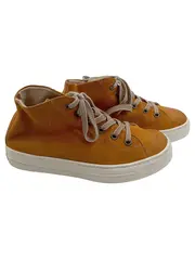 Vorschaubild 1 von Damen Sneaker High Leder Orange Gr. 38.5 Casual