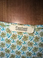 Vorschaubild 3 von Sommerkleid Damen XL Grün Blumenmuster Baumwolle Boho