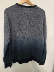Vorschaubild 2 von Herren Pullover Gr. M Blau Baumwolle Kaschmir Strick