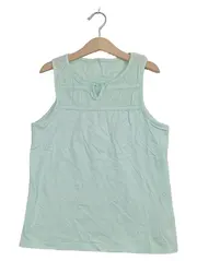 Vorschaubild 1 von Mädchen Top Shirt Gr. 150/152 Türkis Ärmellos Baumwolle