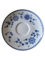 Vorschaubild 1 von Unterteller Weiß Blumenmuster Klassisch Porzellan