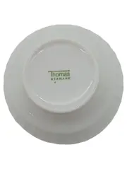 Vorschaubild 2 von Thomas Germany Zuckerdose mit Deckel Porzellan Weiß Silberrand Klassisch