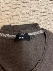Vorschaubild 4 von Herren Pullover V-Ausschnitt Braun Gr. M Wolle