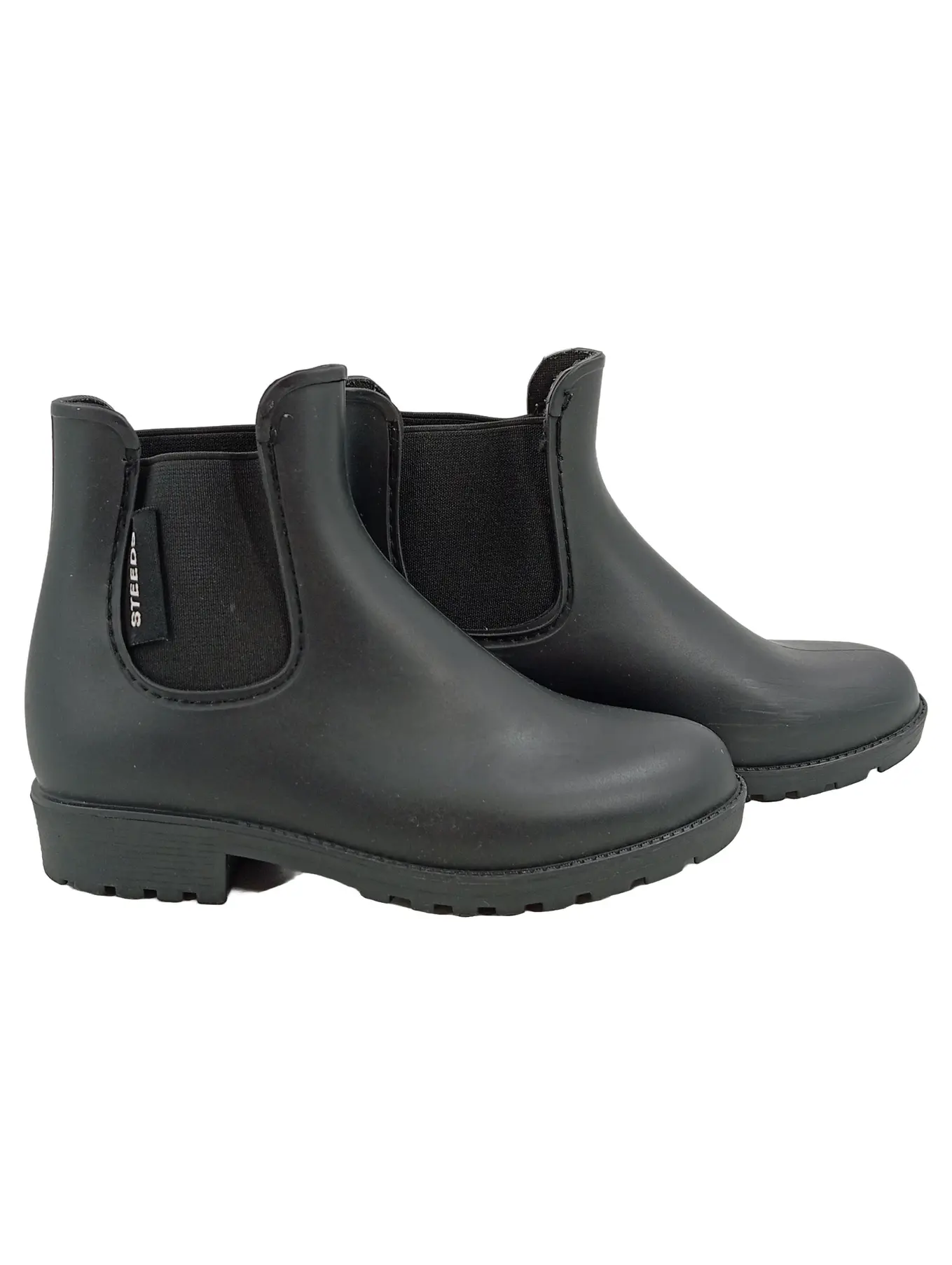 STEEDS Chelsea Boots Gummistiefel Kinder Praktisch Outdoor Schwarz Gr. 29