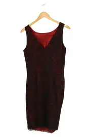 Vorschaubild 2 von Festliches Kleid Damen Gr. 40/L Rot Spitze Elegant Weihnachten