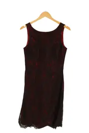 Vorschaubild 1 von Festliches Kleid Damen Gr. 40/L Rot Spitze Elegant Weihnachten