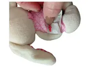 Vorschaubild 4 von Hase Baby Kuscheltier Stofftier Schmusetier Mehrfarbig 11cm