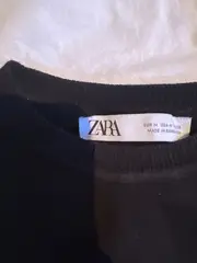 Vorschaubild 4 von Damen Pullunder Schwarz Gr. M Basic Baumwolle