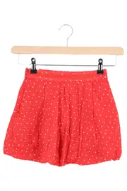 Vorschaubild 1 von Kinder Hosenrock Gr. 116 Rot gepunktet Casual Modisch