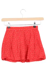 Vorschaubild 2 von Kinder Hosenrock Gr. 116 Rot gepunktet Casual Modisch