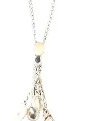 Vorschaubild 3 von Damen Halskette Y-Form Silber mit Anhängern 56 cm Elegant