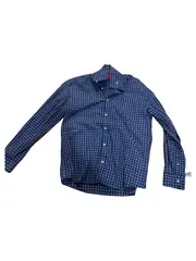 Vorschaubild 1 von Herren Freizeithemd Langarm kariert Blau Regular Fit Gr. L