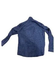 Vorschaubild 2 von Herren Freizeithemd Langarm kariert Blau Regular Fit Gr. L