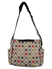 Vorschaubild 2 von Wickeltasche Mehrfarbig Punkte Baby Windeltasche Schultertasche 36x29cm